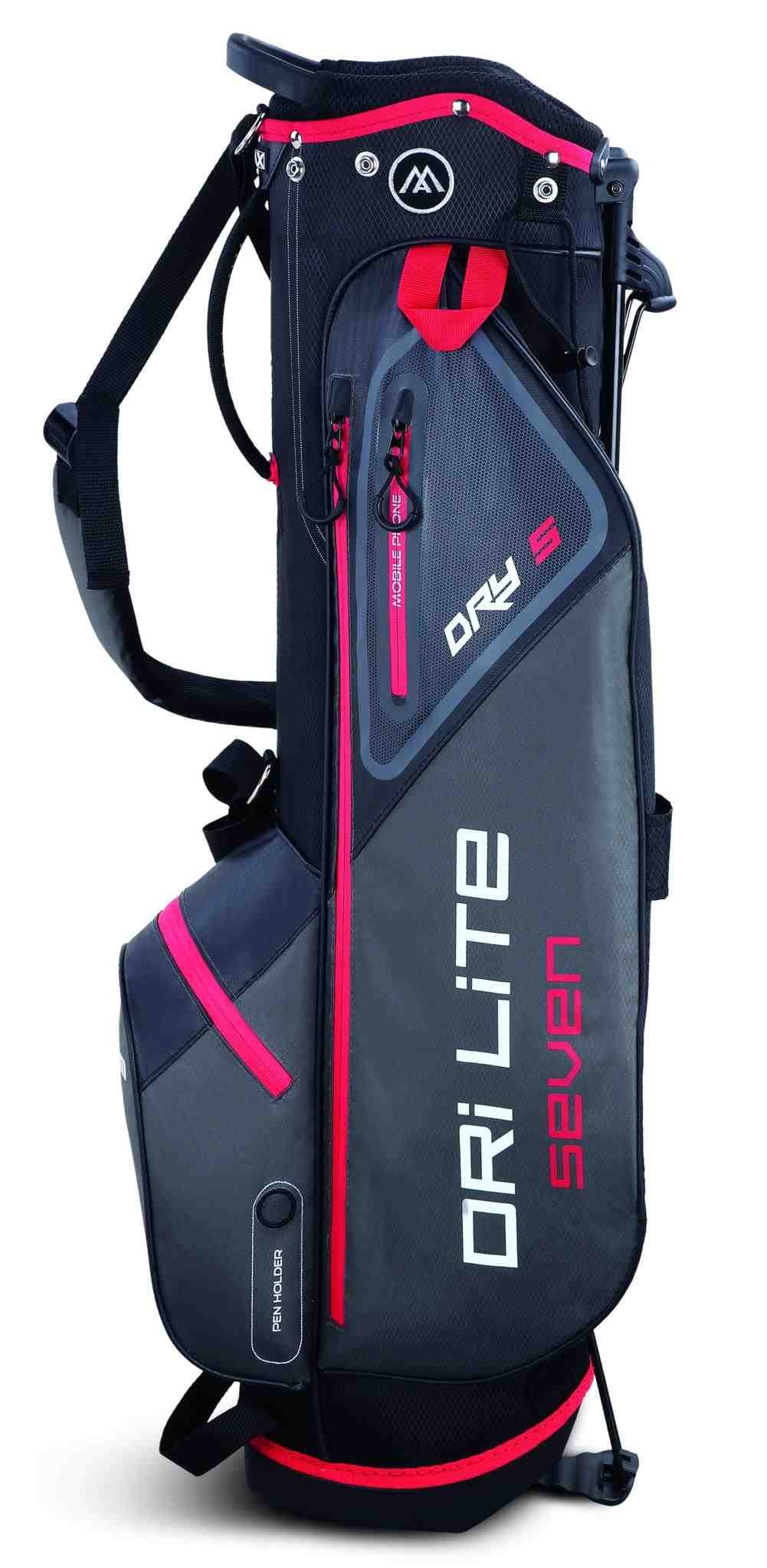 Big Max Dri Lite Seven G stand bag, nero/rosso