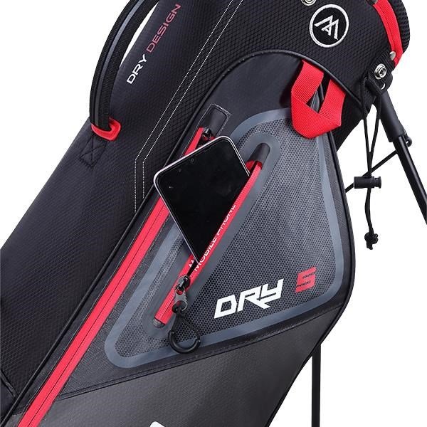 Big Max Dri Lite Seven G stand bag, nero/rosso