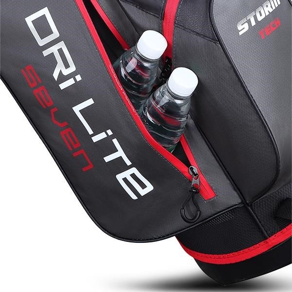 Big Max Dri Lite Seven G stand bag, nero/rosso