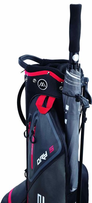 Big Max Dri Lite Seven G stand bag, nero/rosso