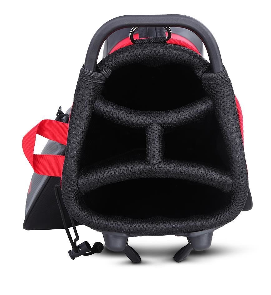 Big Max Dri Lite Seven G stand bag, nero/rosso