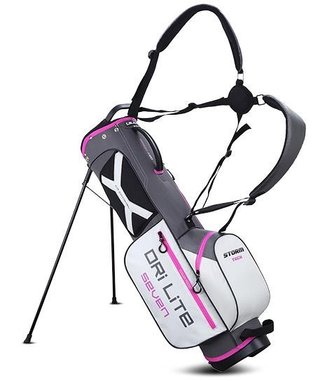 Big Max Dri Lite Seven G stand bag, carbone/fucsia/bianco