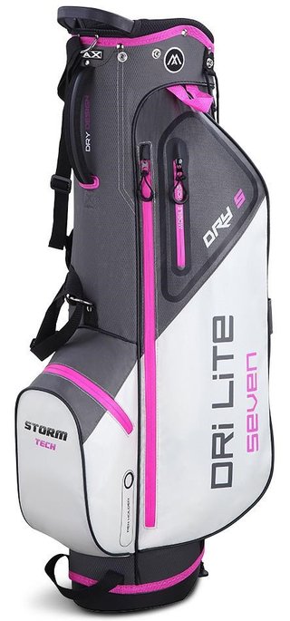Big Max Dri Lite Seven G stand bag, carbone/fucsia/bianco