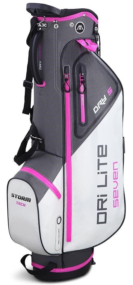 Big Max Dri Lite Seven G stand bag, carbone/fucsia/bianco