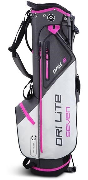 Big Max Dri Lite Seven G stand bag, carbone/fucsia/bianco