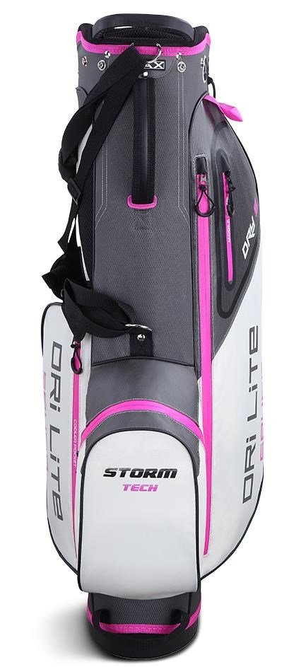 Big Max Dri Lite Seven G stand bag, carbone/fucsia/bianco