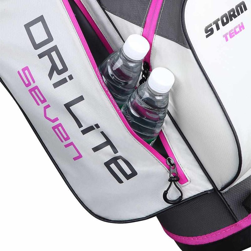 Big Max Dri Lite Seven G stand bag, carbone/fucsia/bianco