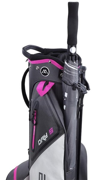 Big Max Dri Lite Seven G stand bag, carbone/fucsia/bianco
