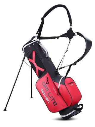 Big Max Dri Lite Seven G stand bag, rosso/nero