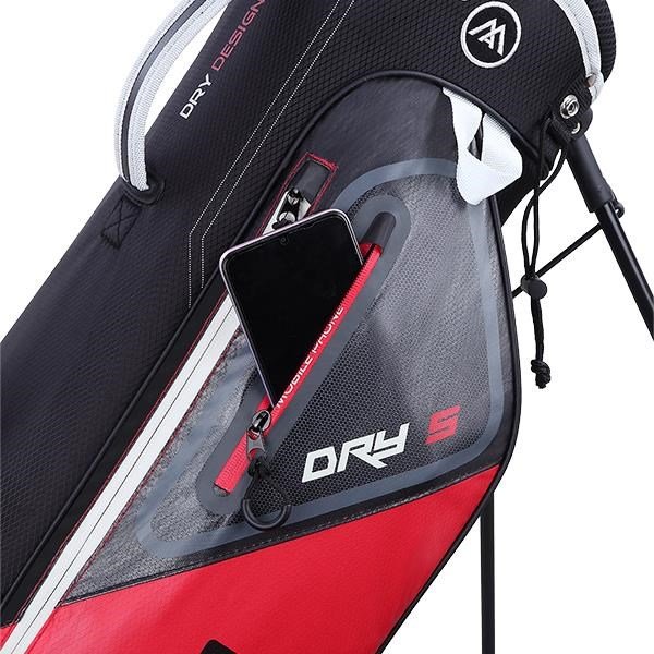 Big Max Dri Lite Seven G stand bag, rosso/nero