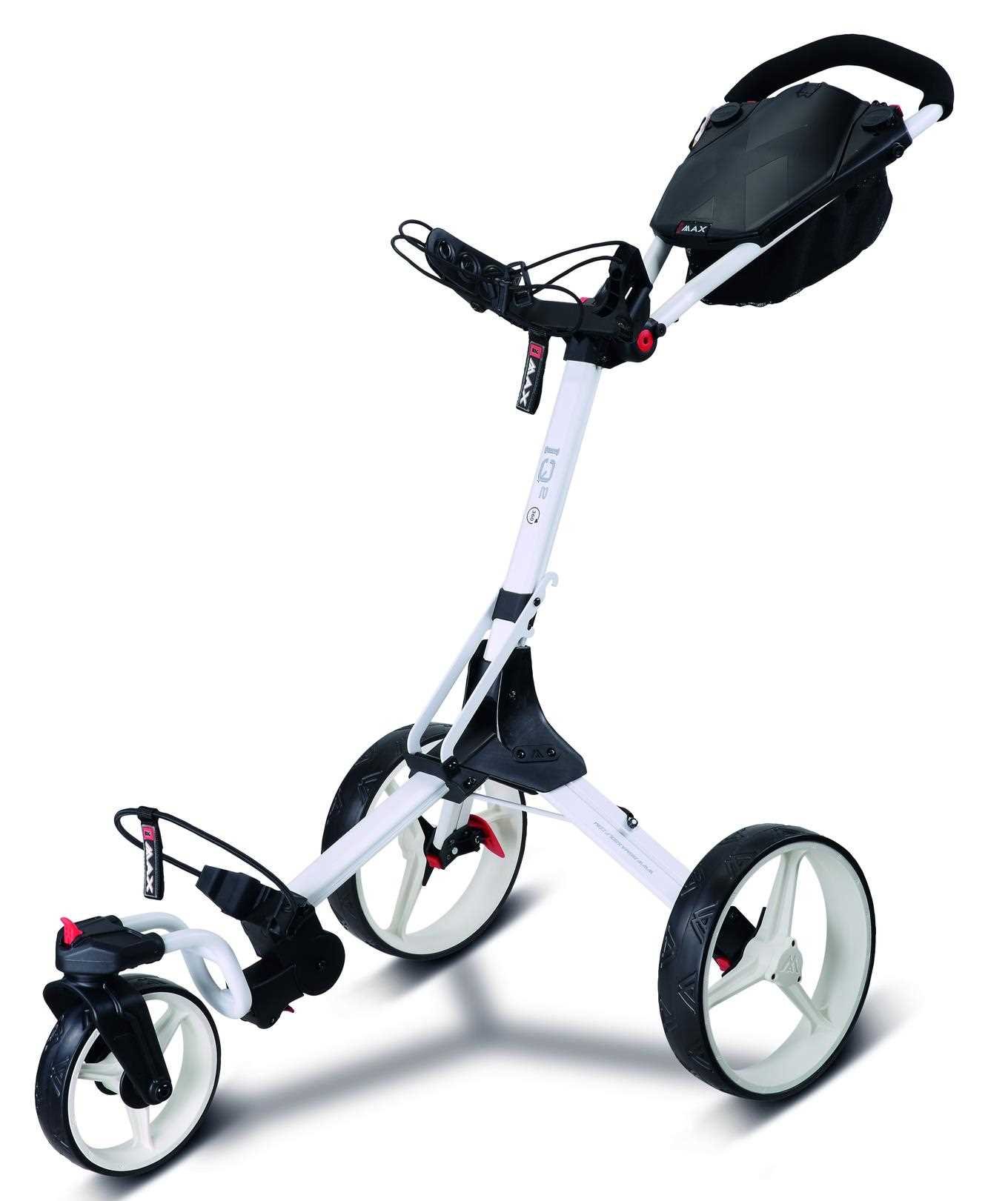 Big Max IQ2 360 carrello manuale da golf, bianco