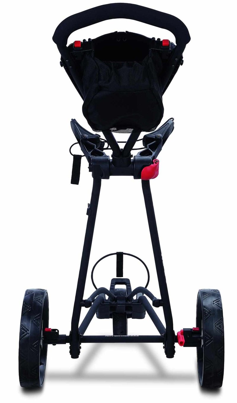Big Max Autofold X2 carrello manuale, nero