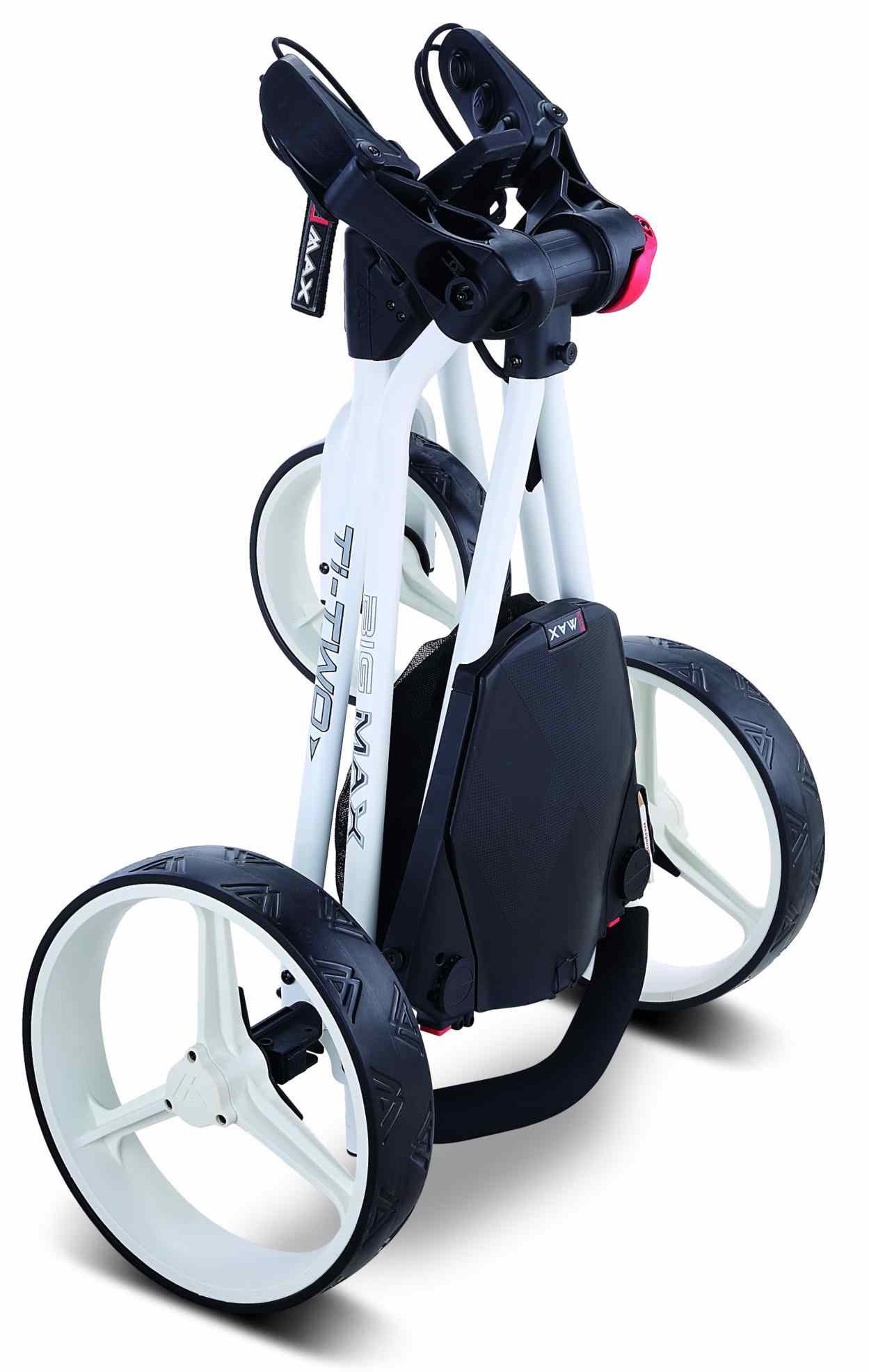 Big Max TI TWO carrello manuale da golf, bianco