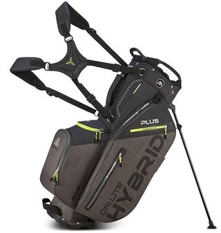 Big Max Dri Lite Hybrid Plus stand bag, nero/storm charcoal/lime