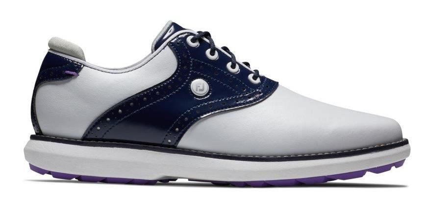 FootJoy FootJoy Traditions Spikeless scarpe da golf donna, bianche
