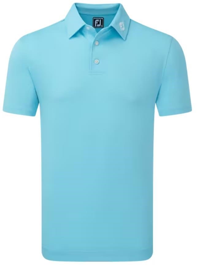 FootJoy Stretch Pique Solid polo da uomo, riviera blue