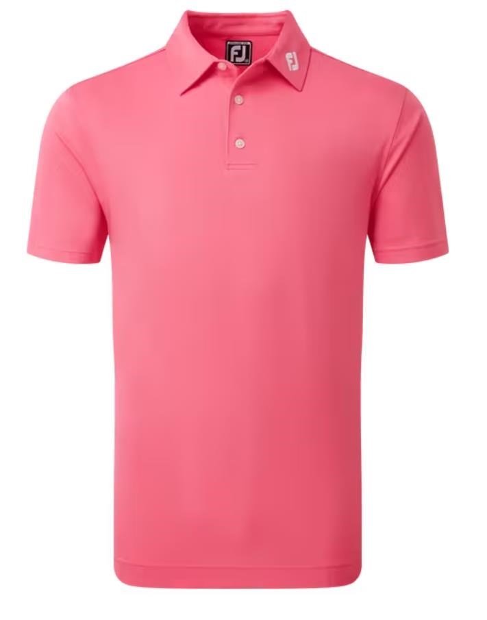 FootJoy Stretch Pique Solid polo uomo, watermelon