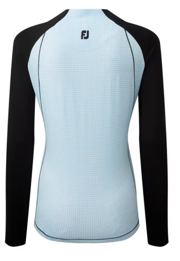 FootJoy Houndstooth Printed felpa donna, black/blue houndstooth