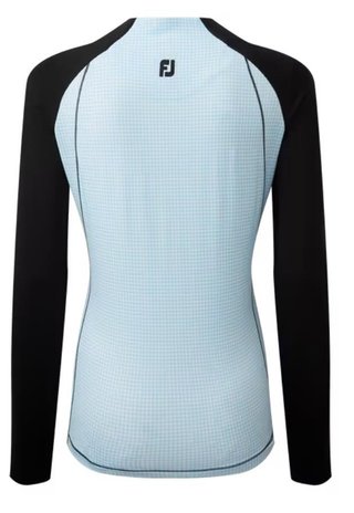 FootJoy Houndstooth Printed felpa donna, black/blue houndstooth