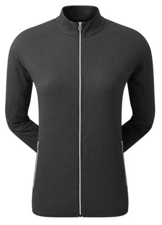 FootJoy Houndstooth Print Woven giacca donna, nero