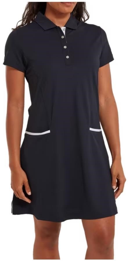 FootJoy Golf ladies dress 2023 donna abito, navy/white
