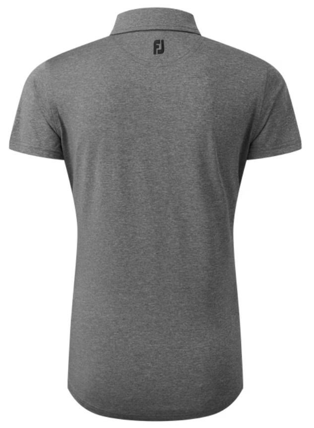 FootJoy Heather Self-Collar Lisle polo da donna, nero