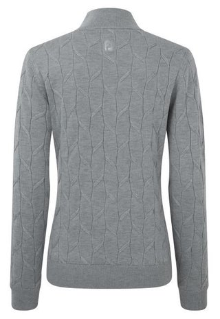 FootJoy Full-Zip Lined felpa da donna, grigia