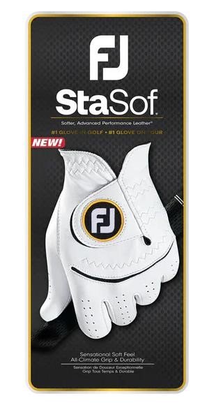 Footjoy FootJoy StaSof guanto da golf uomo, bianco