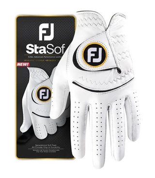 FootJoy StaSof Cadet guanto da golf uomo, bianco