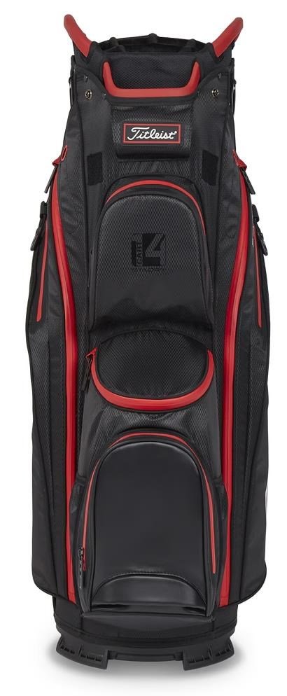 Titleist 14 StaDry cart bag, nero/nero/rosso