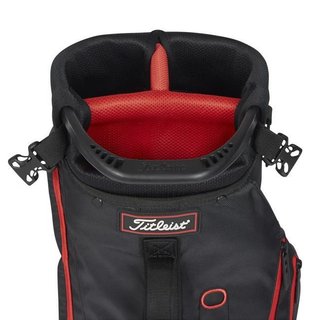 Titleist Premium carry bag pencil bag, nero/nero/rosso