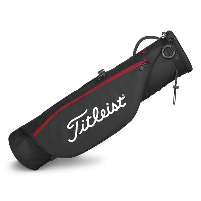 Titleist Carry pencil bag, nero/rosso