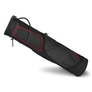Titleist Carry pencil bag, nero/rosso