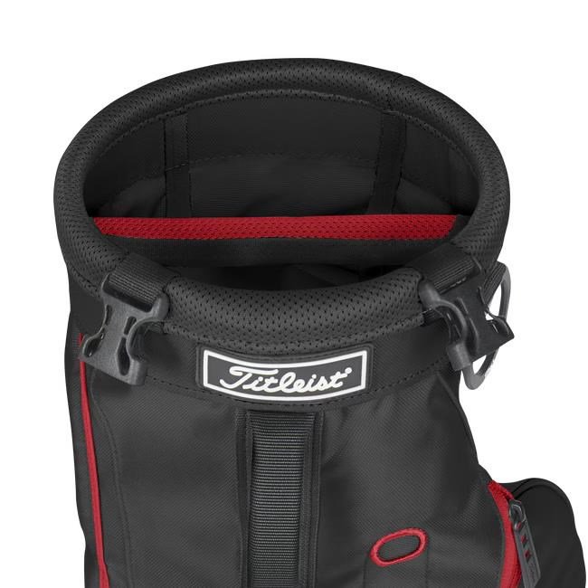 Titleist Carry pencil bag, nero/rosso