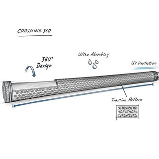 Lamkin Crossline 360 grip, standard, grigio/nero