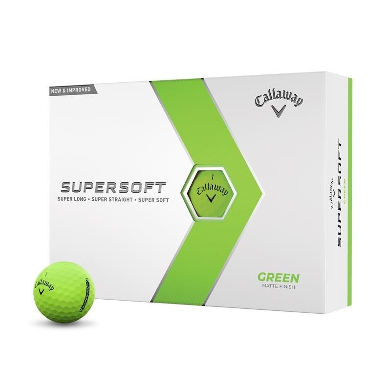 Callaway Supersoft Matte palline da golf, verdi