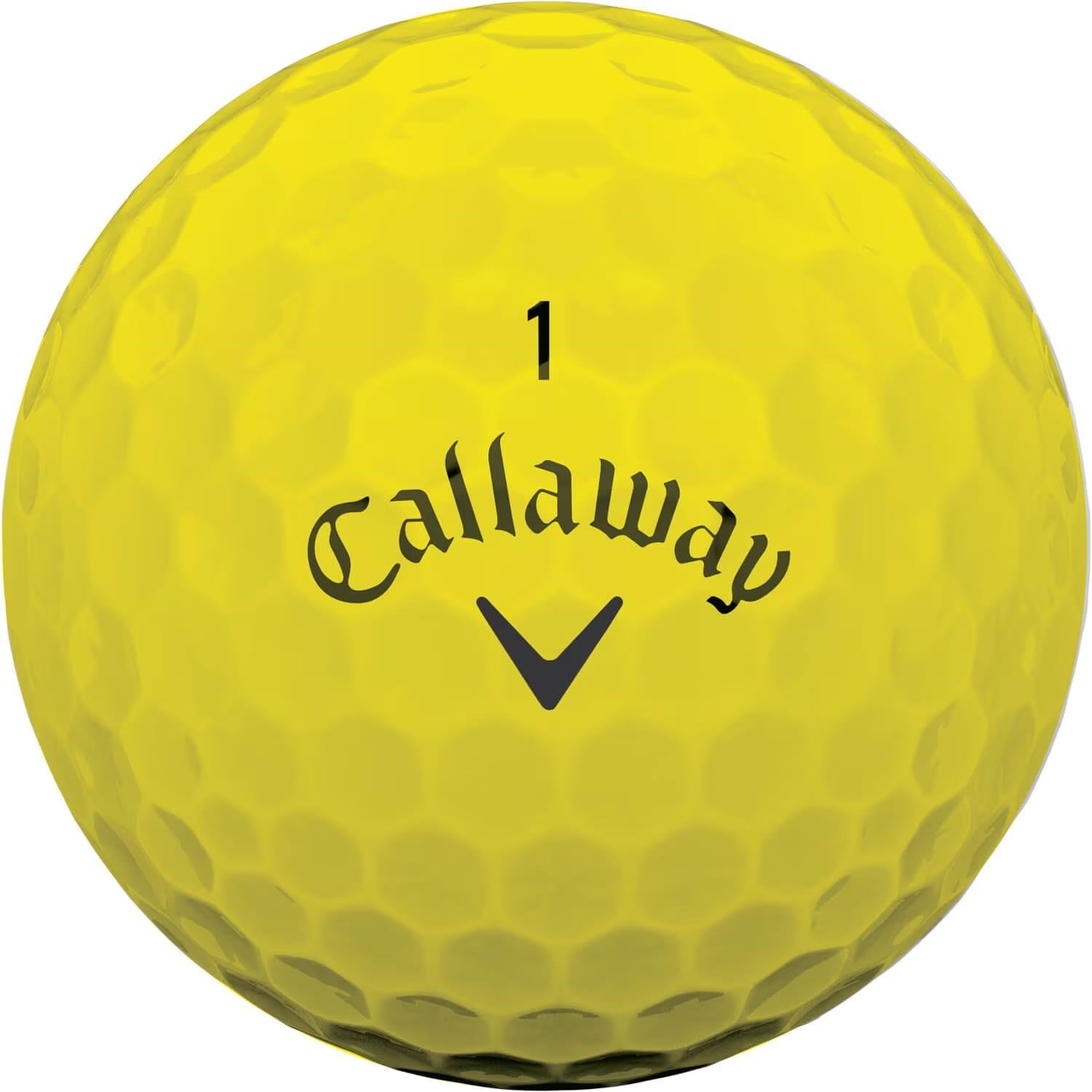 Callaway Warbird 2.0 palline da golf, gialle