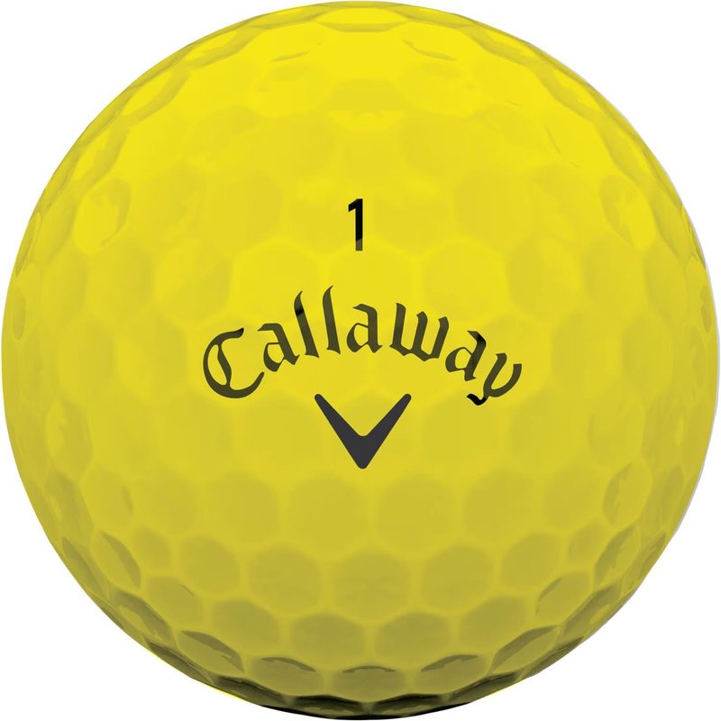 Callaway Warbird 2.0 palline da golf, gialle
