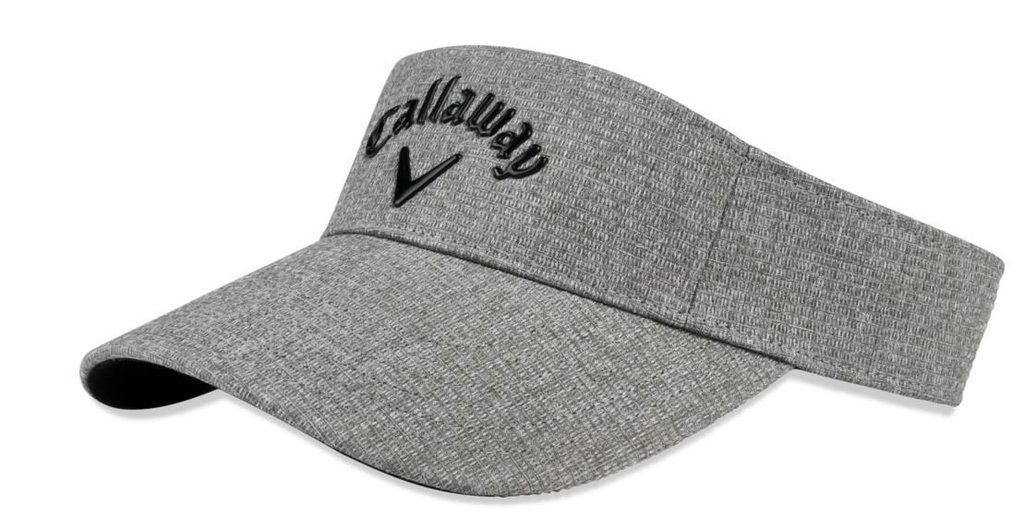 Callaway Liquid Metal visiera, heather grey/black
