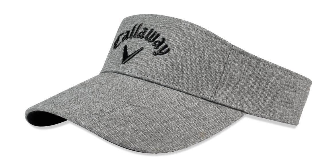 Callaway Liquid Metal visiera, heather grey/black