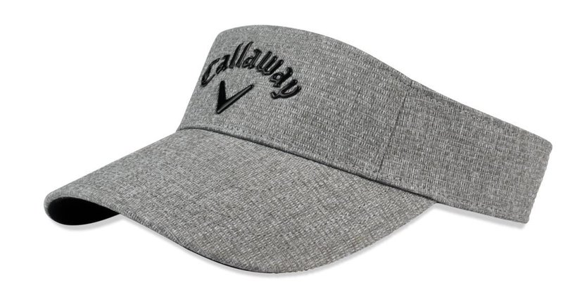 Callaway Liquid Metal visiera, heather grey/black