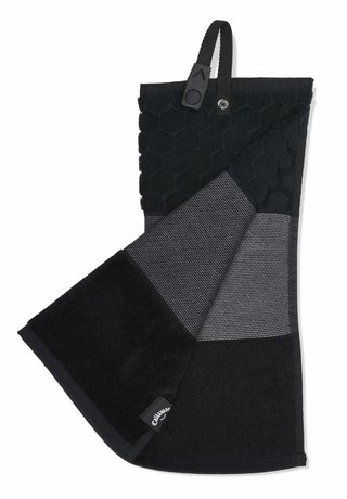 Callaway Tri-Fold 23 asciugamano da golf 16"x21" (40x53 cm), nero