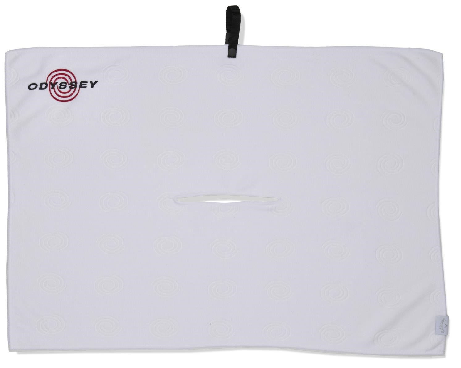 Odyssey Microfiber asciugamano da golf 30"x20" (76x50cm), bianco