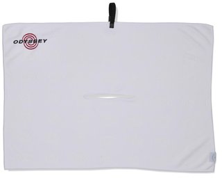 Odyssey Microfiber asciugamano da golf 30"x20" (76x50cm), bianco