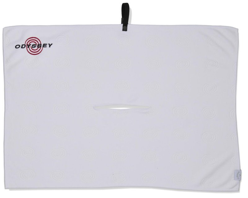 Odyssey Microfiber asciugamano da golf 30"x20" (76x50cm), bianco