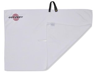 Odyssey Microfiber asciugamano da golf 30"x20" (76x50cm), bianco