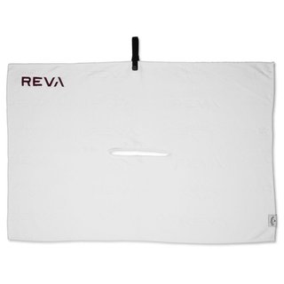 Callaway Reva Outperform asciugamano da golf 30"x20" (76x50cm), bianco