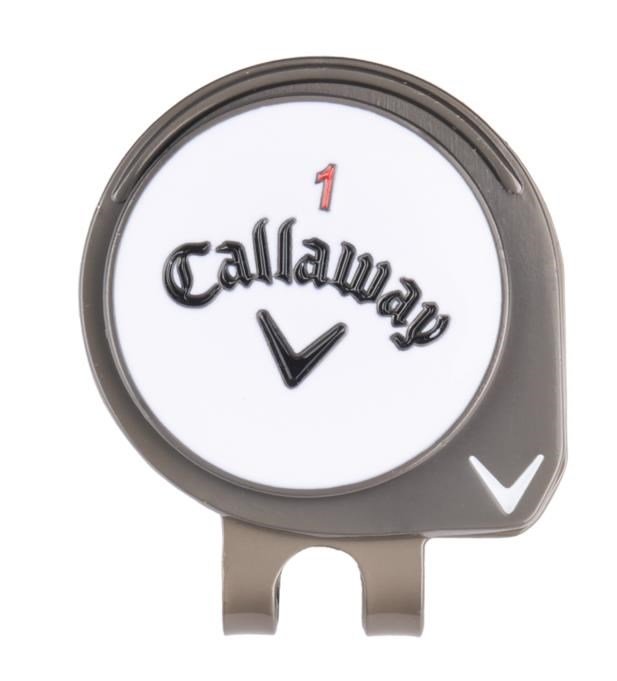 Callaway Ball Marker Hat Clip, metallo