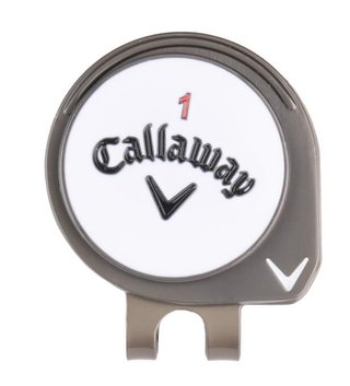 Callaway Ball Marker Hat Clip, metallo