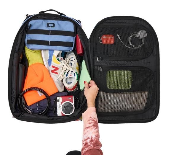 Ogio Alpha Layover 40-44L red flower party borsa da golf